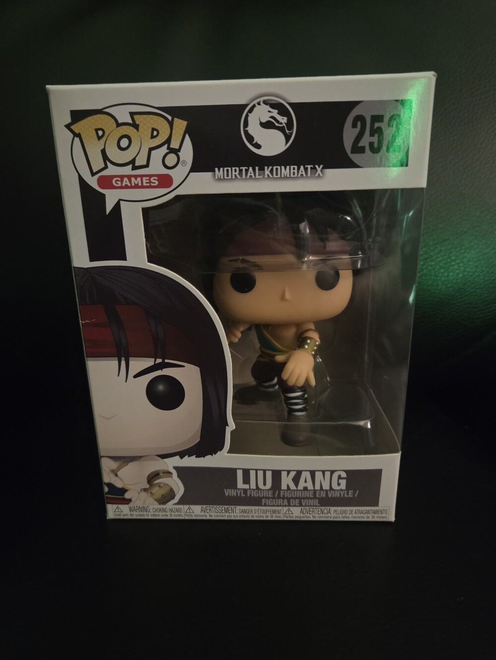 Fubko Pop Games Mortal Kombat X Liu Kang Vinyl Figure